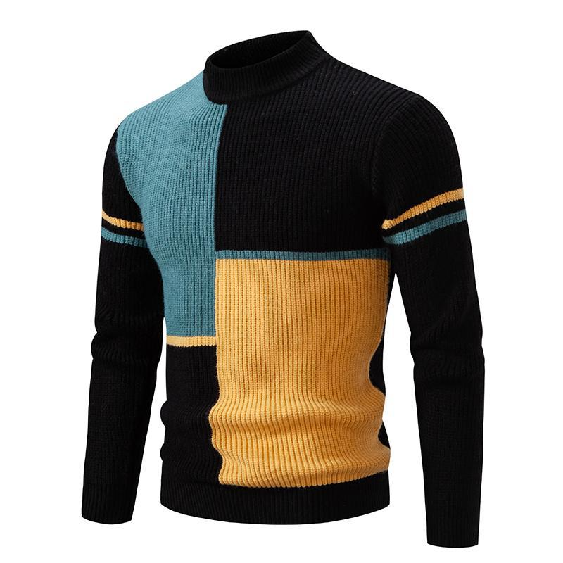 ItaLuxe - Maglione Uomo collo alto