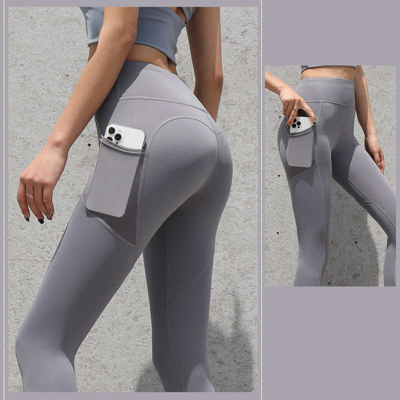 ItaLuxe - Leggings push up con tasca porta smartphone