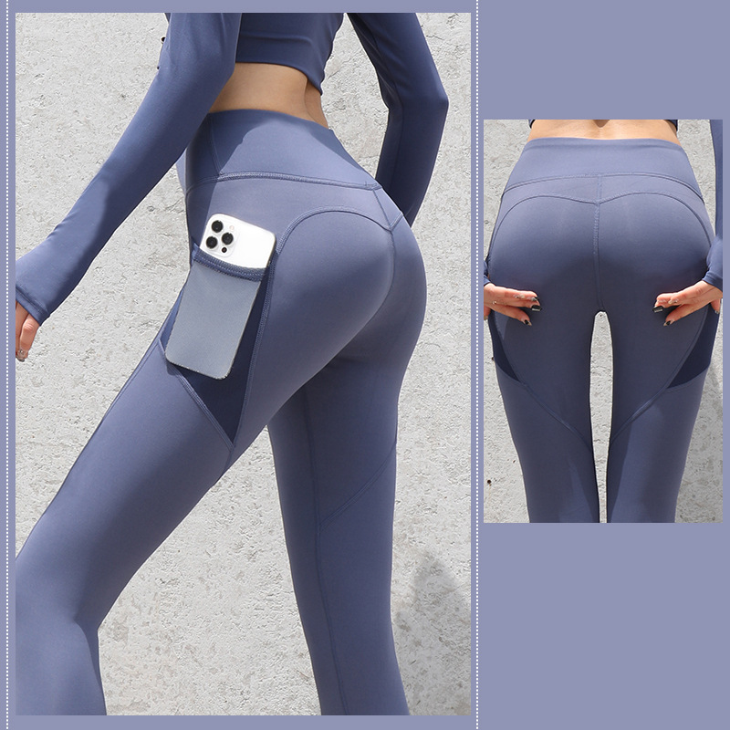 ItaLuxe - Leggings push up con tasca porta smartphone